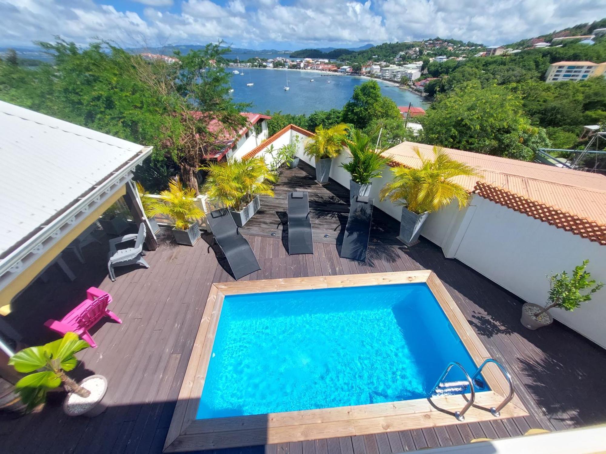 Villa Nautilia, Vue Mer, Proche Plage Ле Троа-Илет Екстериор снимка